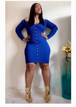 Load image into Gallery viewer, &quot;BLUE BOMBSHELL&quot; Ribbed Mini