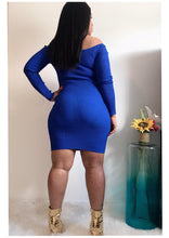 Load image into Gallery viewer, &quot;BLUE BOMBSHELL&quot; Ribbed Mini