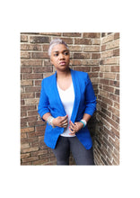 Load image into Gallery viewer, &quot;CHIC ROYAL&quot; Blue Blazer