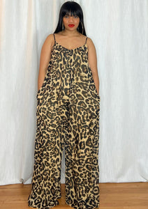 "Wild Life" Cheetah Jumpsuit