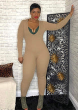 Load image into Gallery viewer, TRENDY CLASSIC ONE-PIECE RIBBED JUMPSUIT