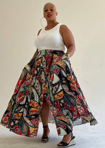 "A VIBE" Maxi Skirt